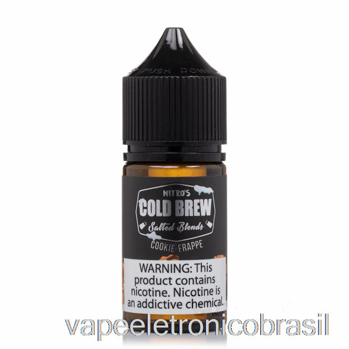 Vape Recarregável Cookie Frappe - Nitros Cold Brew Salts - 30ml 45mg